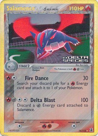 Salamence (14/113) (Delta Species) (Stamped) [EX: Delta Species] - POKÉ JEUX