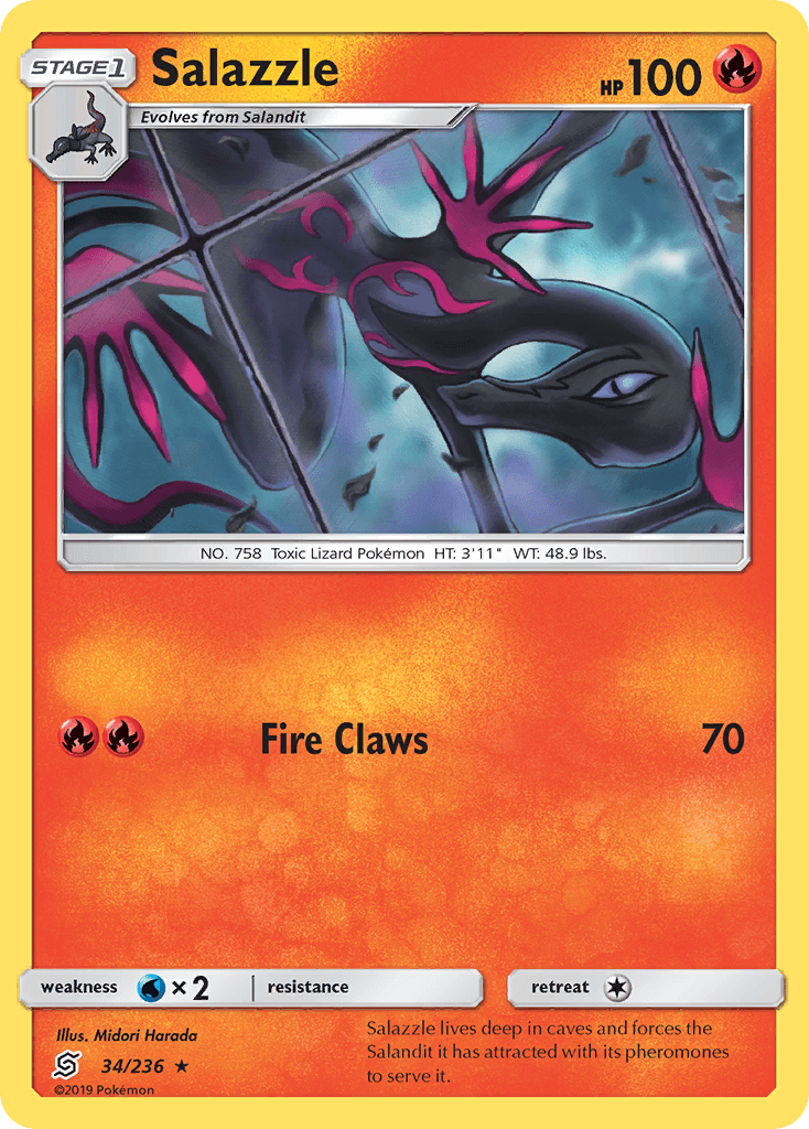 Salazzle (34/236) [Sun & Moon: Unified Minds] - POKÉ JEUX