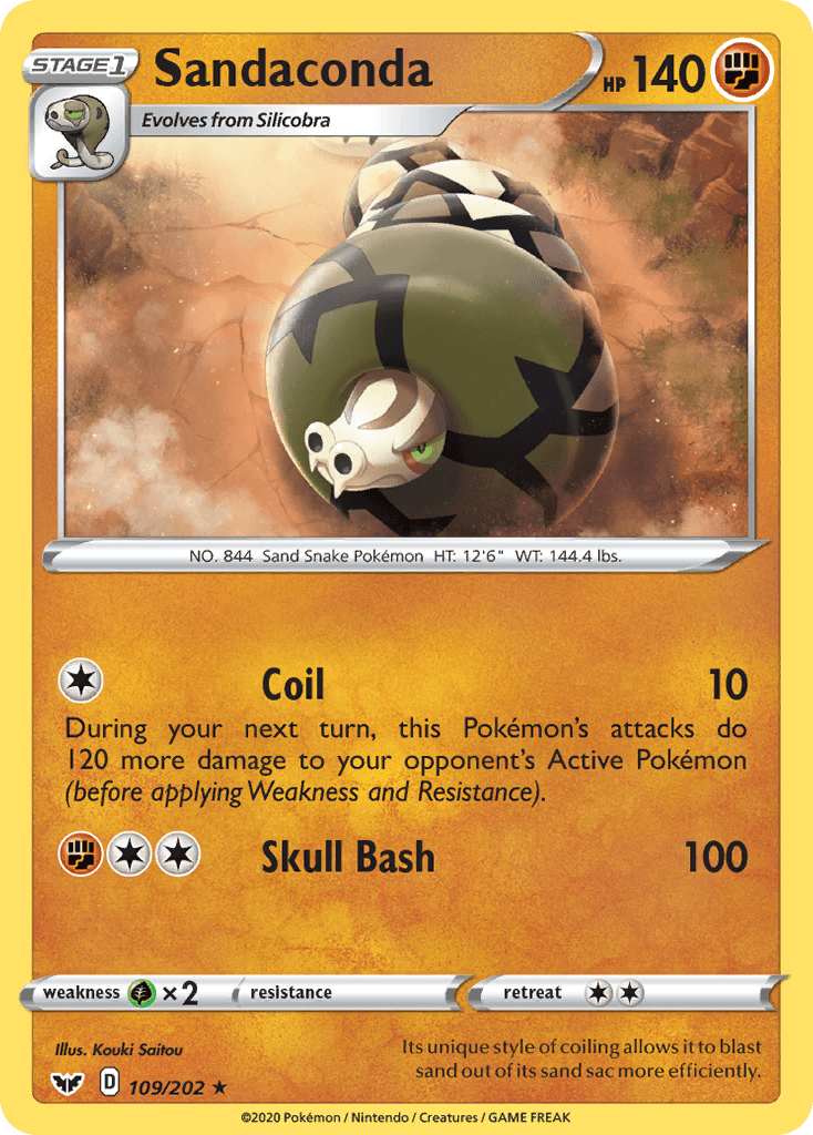 Sandaconda (109/202) [Sword & Shield: Base Set] - POKÉ JEUX