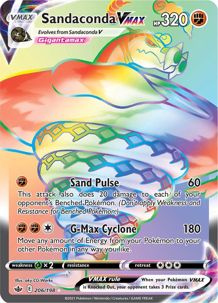 Sandaconda VMAX (206/198) [Sword & Shield: Chilling Reign] - POKÉ JEUX