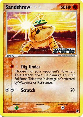 Sandshrew (82/113) (Stamped) [EX: Delta Species] - POKÉ JEUX