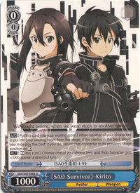 "SAO Survivor" Kirito (SAO/S47-E082 U) [Sword Art Online Re: Edit] - POKÉ JEUX