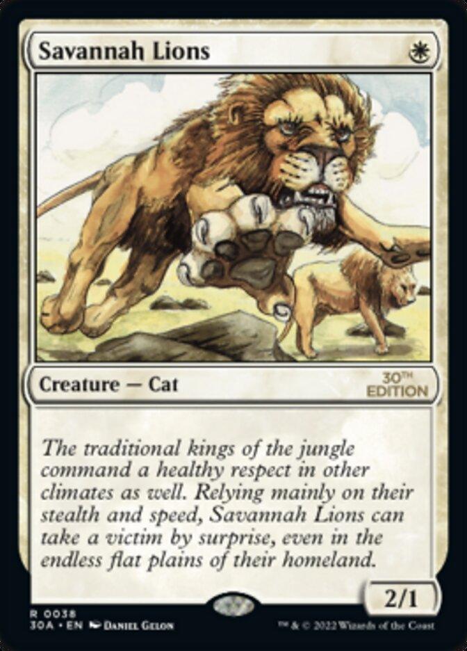 Savannah Lions [30th Anniversary Edition] - POKÉ JEUX