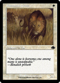 Savannah Lions (Retro) [Dominaria Remastered] - POKÉ JEUX