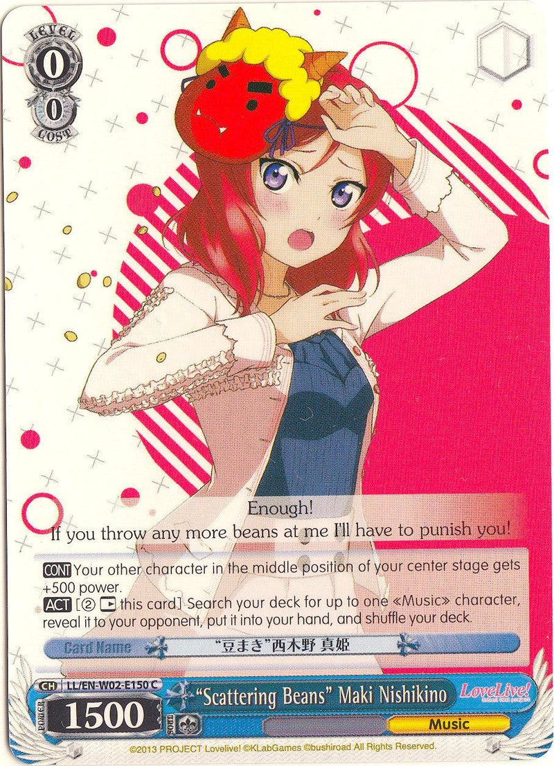 "Scattering Beans" Maki Nishikino (LL/EN-W02-E150 C) [Love Live! DX Vol.2] - POKÉ JEUX