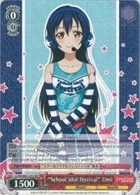 "School idol festival" Umi (LL/EN-W01-072 RR) [Love Live! DX] - POKÉ JEUX