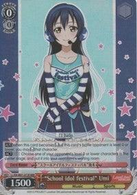 "School idol festival" Umi (LL/EN-W01-072R RRR) [Love Live! DX] - POKÉ JEUX