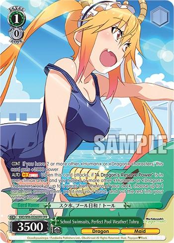 School Swimsuits, Perfect Pool Weather! Tohru [Miss Kobayashi's Dragon Maid] - POKÉ JEUX