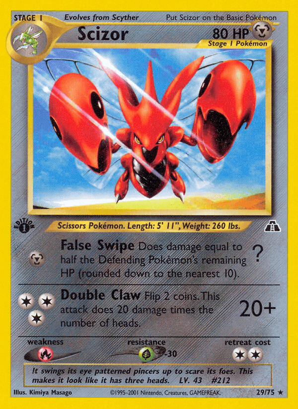 Scizor (29/75) [Neo Discovery 1st Edition] - POKÉ JEUX