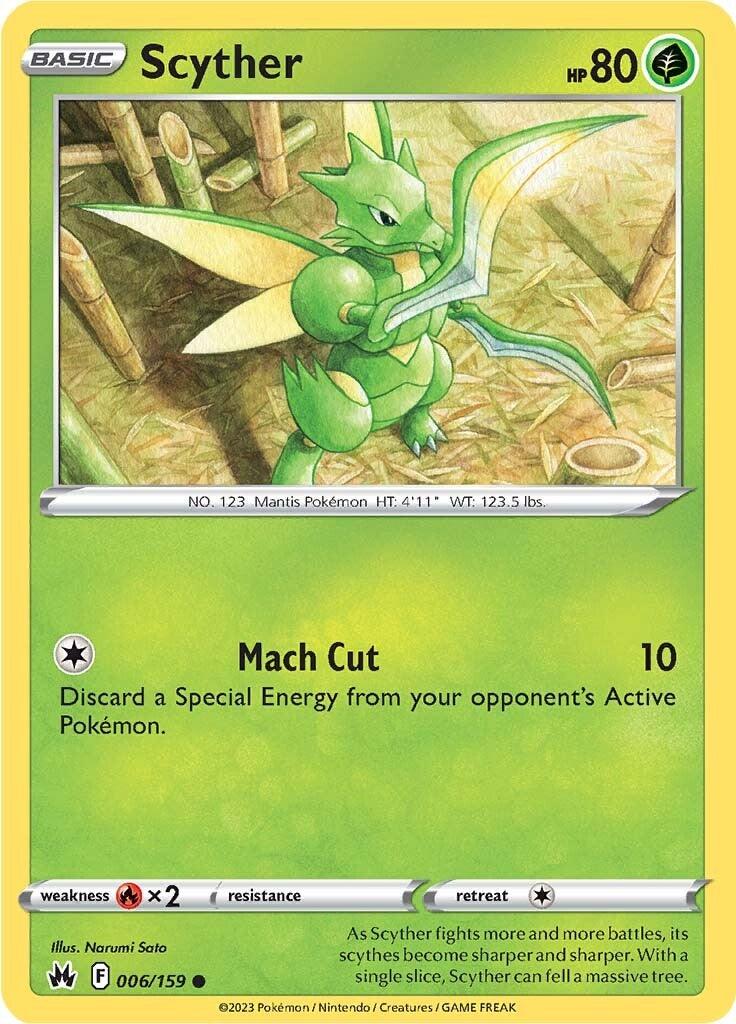 Scyther (006/159) [Sword & Shield: Crown Zenith] - POKÉ JEUX