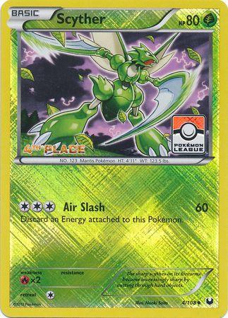 Scyther (4/108) (League Promo 4th Place) [Black & White: Dark Explorers] - POKÉ JEUX