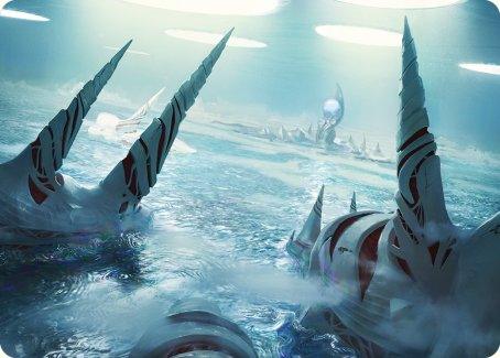 Seachrome Coast Art Card [Phyrexia: All Will Be One Art Series] - POKÉ JEUX