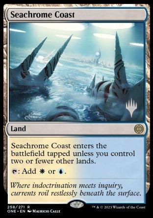 Seachrome Coast (Promo Pack) [Phyrexia: All Will Be One Promos] - POKÉ JEUX