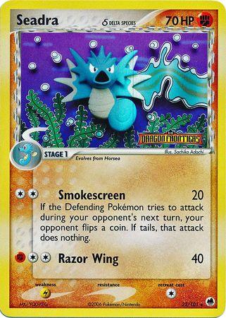 Seadra (22/101) (Delta Species) (Stamped) [EX: Dragon Frontiers] - POKÉ JEUX