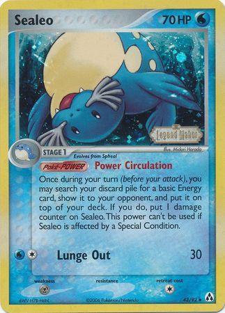 Sealeo (43/92) (Stamped) [EX: Legend Maker] - POKÉ JEUX