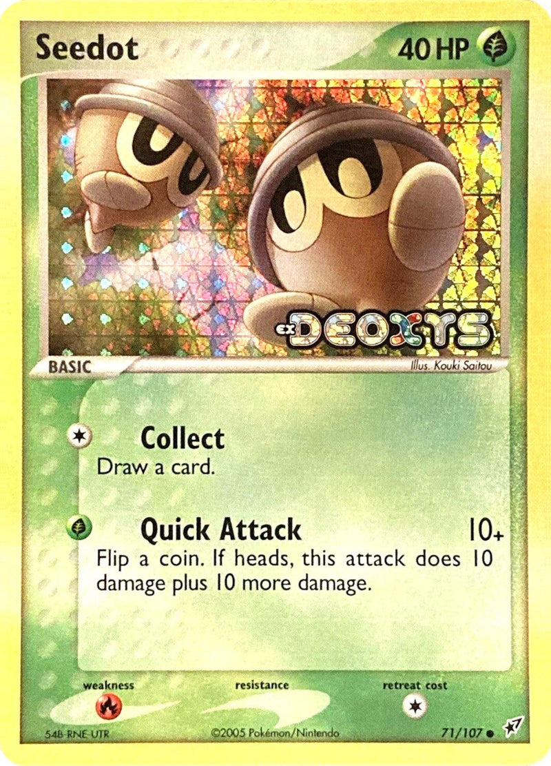 Seedot (71/107) (Stamped) [EX: Deoxys] - POKÉ JEUX