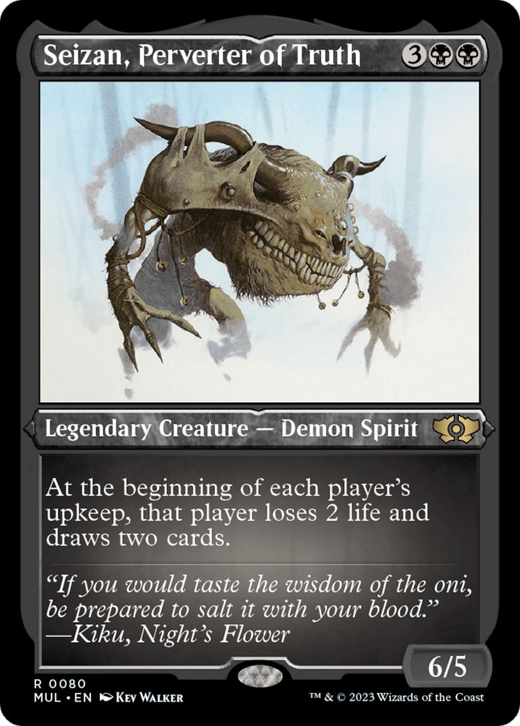 Seizan, Perverter of Truth (Foil Etched) [Multiverse Legends] - POKÉ JEUX