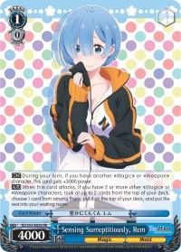 Sensing Surreptitiously, Rem (RZ/S55-E058 RR) [Re:ZERO Vol.2] - POKÉ JEUX