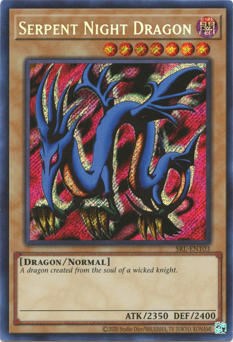 Serpent Night Dragon (25th Anniversary) [SRL-EN103] Secret Rare - POKÉ JEUX