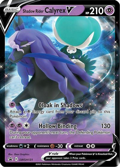 Shadow Rider Calyrex V (SWSH131) (Jumbo Card) [Sword & Shield: Black Star Promos] - POKÉ JEUX