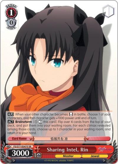 Sharing Intel, Rin (FS/S77-E047S SR) [Fate/Stay Night [Heaven's Feel] Vol.2] - POKÉ JEUX