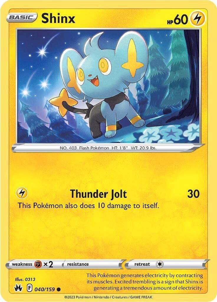 Shinx (040/159) (40) [Sword & Shield: Crown Zenith] - POKÉ JEUX