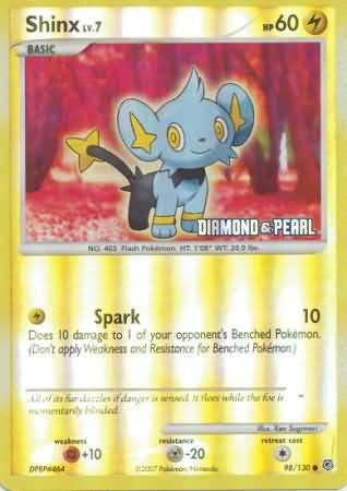 Shinx (98/130) [Burger King Promos: 2008 Collection] - POKÉ JEUX