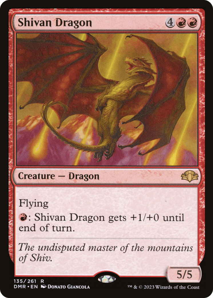 Shivan Dragon [Dominaria Remastered] - POKÉ JEUX