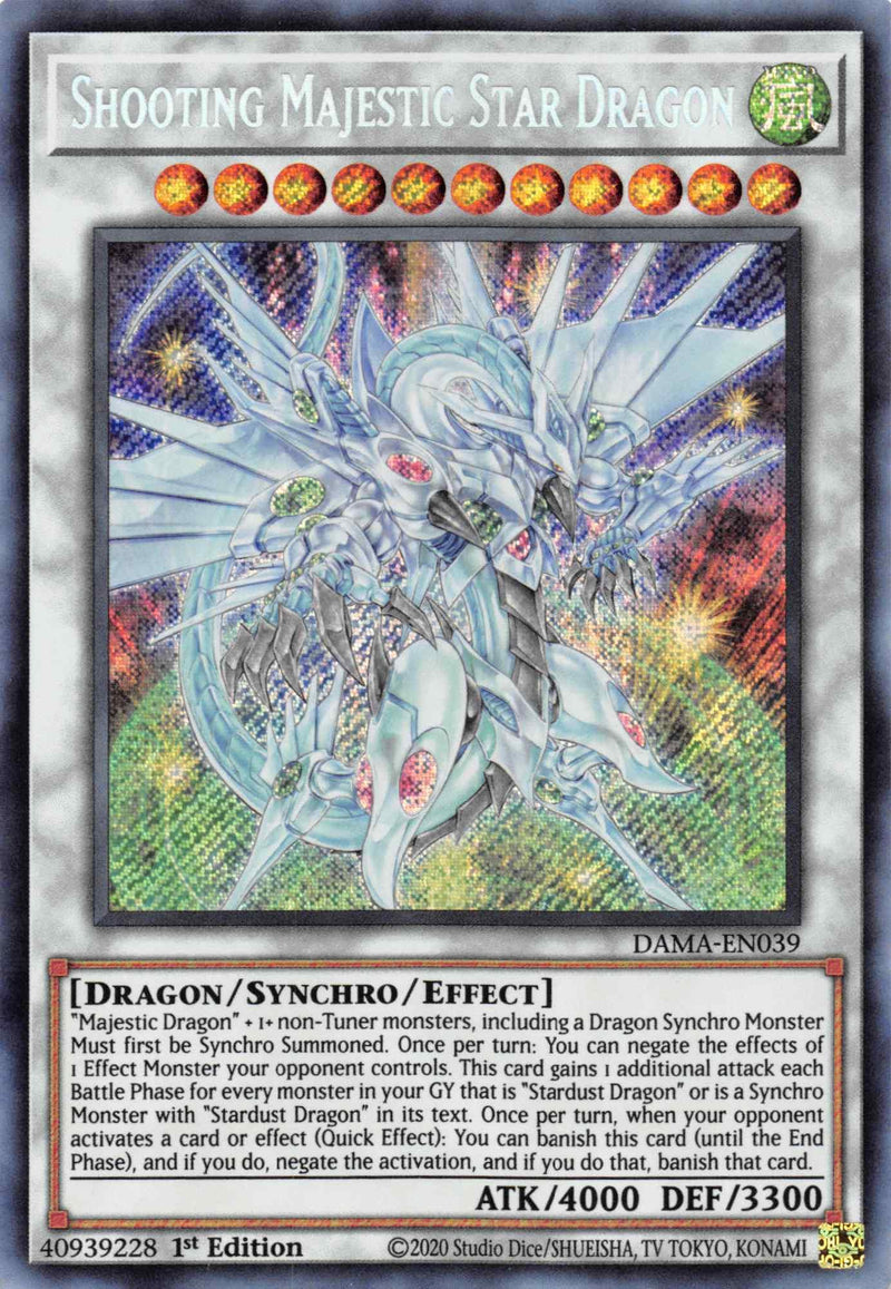 Shooting Majestic Star Dragon [DAMA-EN039] Secret Rare - POKÉ JEUX