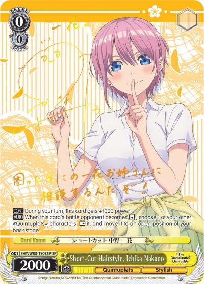 Short-Cut Hairstyle, Ichika Nakano (5HY/W83-TE03SP SP) [The Quintessential Quintuplets] - POKÉ JEUX