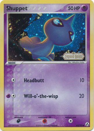 Shuppet (63/92) (Stamped) [EX: Legend Maker] - POKÉ JEUX