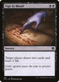 Sign in Blood [Starter Commander Decks] - POKÉ JEUX