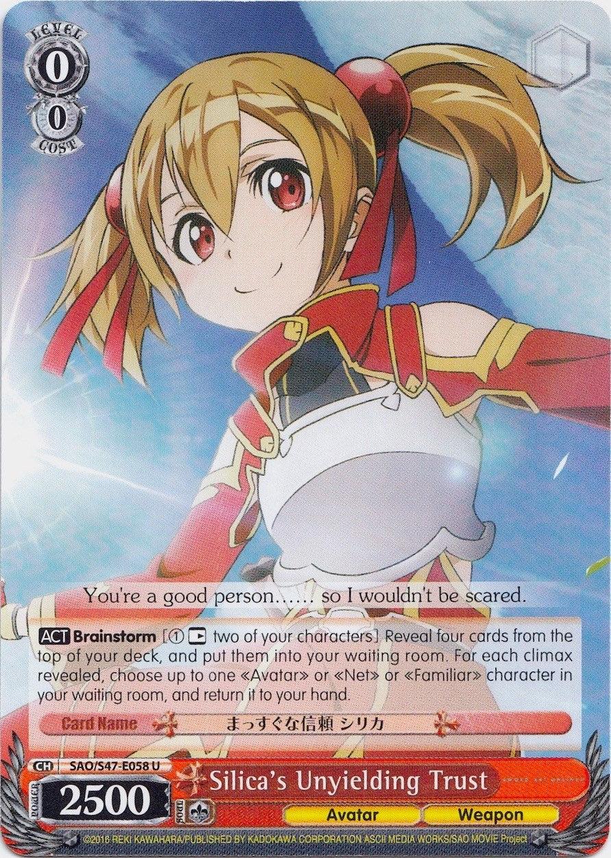 Silica's Unyielding Trust (SAO/S47-E058 U) [Sword Art Online Re: Edit] - POKÉ JEUX