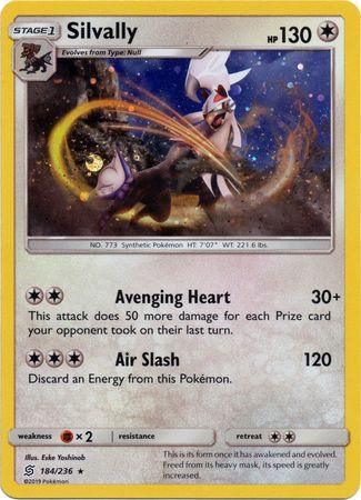 Silvally (184/236) (Cosmos Holo) [Sun & Moon: Unified Minds] - POKÉ JEUX