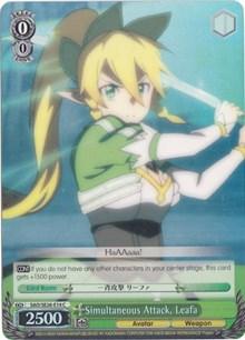 Simultaneous Attack, Leafa (SAO/SE26-E14 C) (Parallel Foil) [Sword Art Online II Vol.2] - POKÉ JEUX