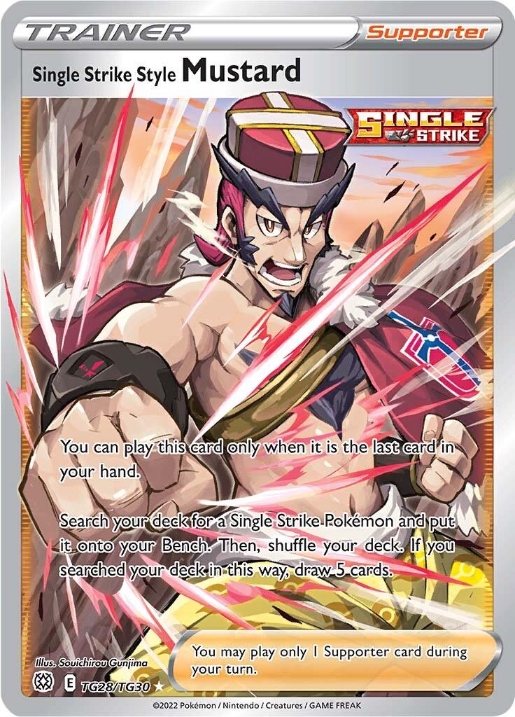 Single Strike Style Mustard (TG28/TG30) [Sword & Shield: Brilliant Stars] - POKÉ JEUX