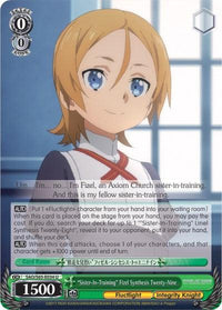 "Sister-In-Training" Fizel Synthesis Twenty-Nine (SAO/S65-E034 U) [Sword Art Online -Alicization-] - POKÉ JEUX