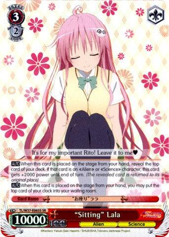 "Sitting" Lala (TL/W37-E063S SR) [To Loveru Darkness 2nd] - POKÉ JEUX