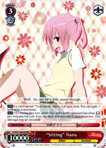 "Sitting" Nana (TL/W37-E064R RRR) [To Loveru Darkness 2nd] - POKÉ JEUX