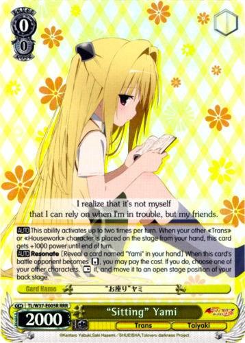 "Sitting" Yami (TL/W37-E005R RRR) [To Loveru Darkness 2nd] - POKÉ JEUX