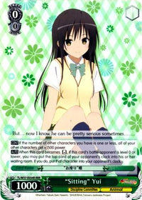 "Sitting" Yui (TL/W37-E034R RRR) [To Loveru Darkness 2nd] - POKÉ JEUX