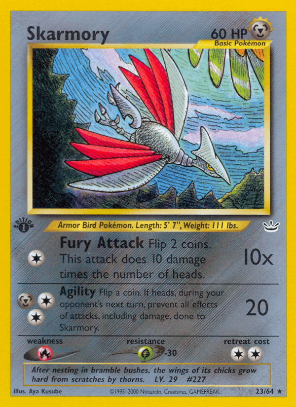 Skarmory (23/64) [Neo Revelation 1st Edition] - POKÉ JEUX