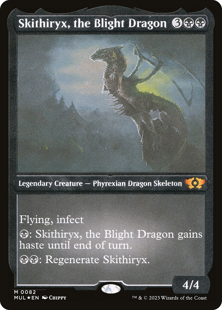 Skithiryx, the Blight Dragon (Foil Etched) [Multiverse Legends] - POKÉ JEUX