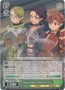 "Sleeping Knights" Talken & Nori & Jun (SAO/SE26-E09 R) (Parallel Foil) [Sword Art Online II Vol.2] - POKÉ JEUX