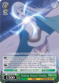 Sliding Action! Emilia (RZ/SE35-E07 R) (Parallel Foil) [Re:ZERO: The Frozen Bond] - POKÉ JEUX