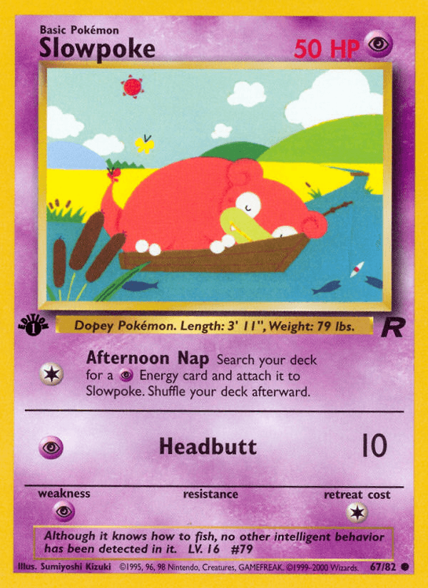 Slowpoke (67/82) [Team Rocket 1st Edition] - POKÉ JEUX