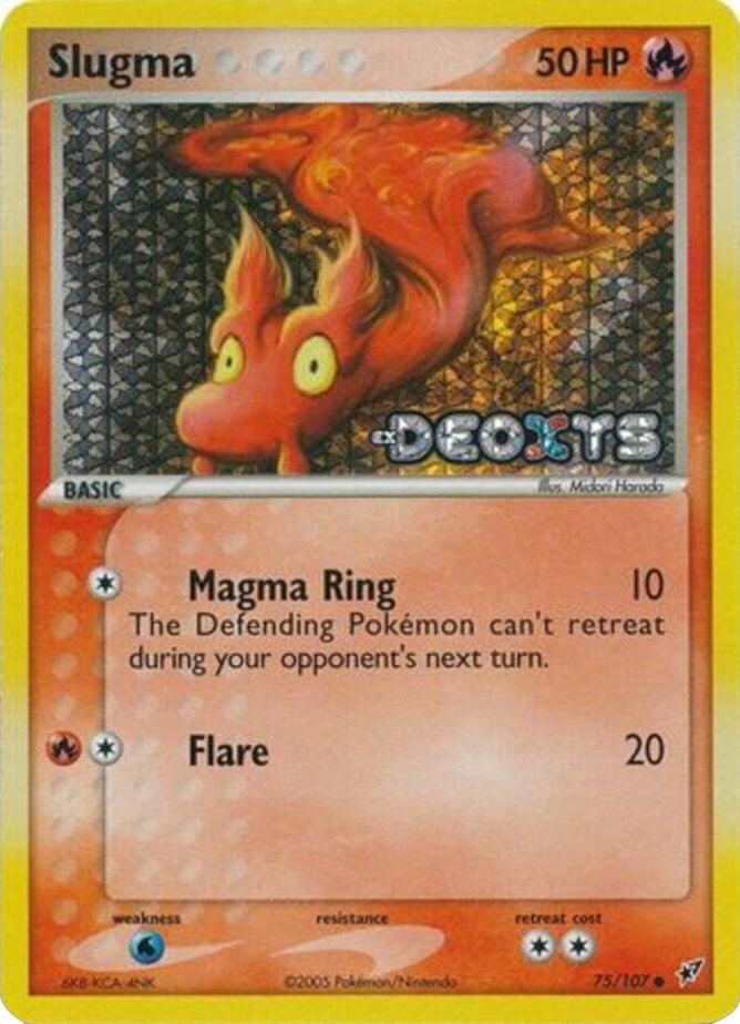 Slugma (75/107) (Stamped) [EX: Deoxys] - POKÉ JEUX