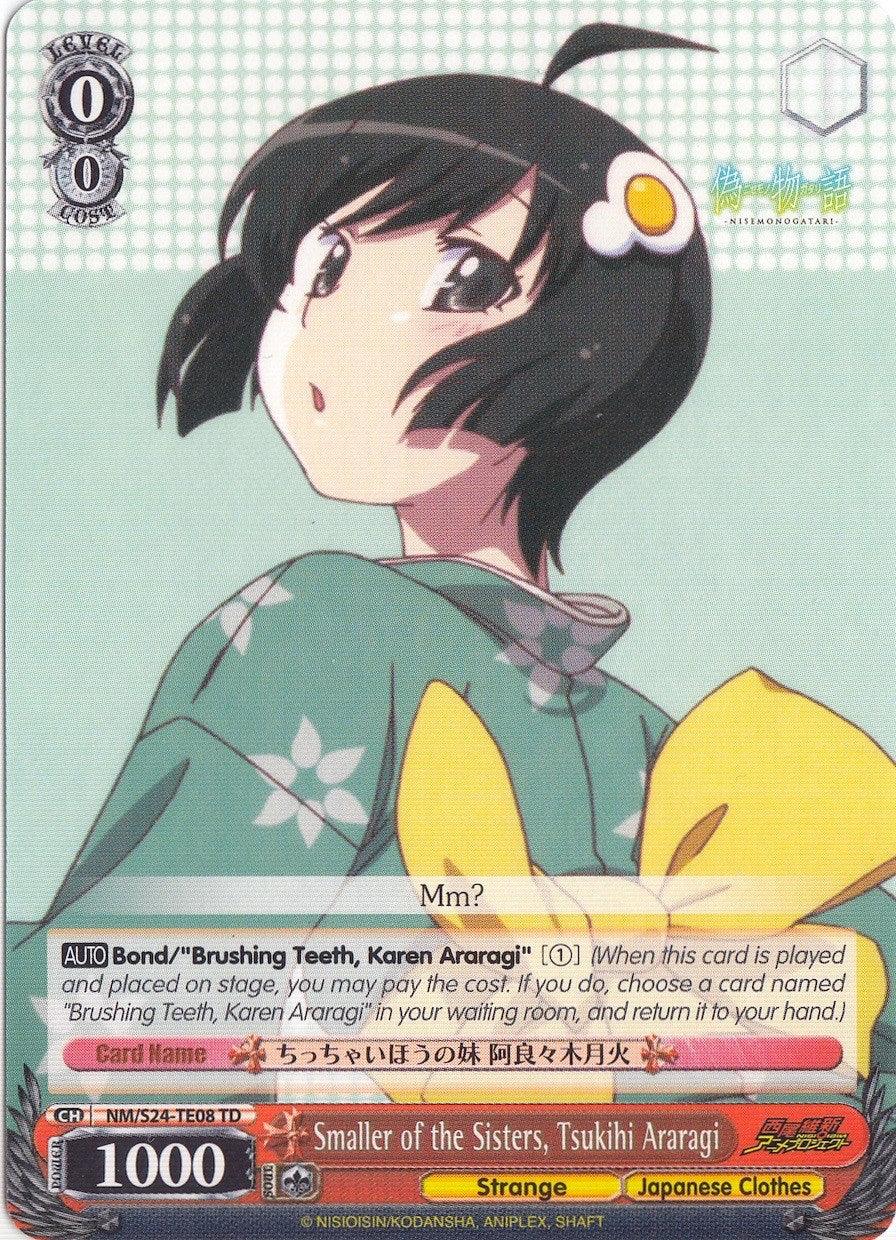 Smaller of the Sisters, Tsukihi Araragi (NM/S24-TE08	TD) [NISEMONOGATARI] - POKÉ JEUX