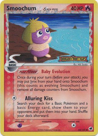 Smoochum (64/101) (Delta Species) (Stamped) [EX: Dragon Frontiers] - POKÉ JEUX