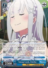 Smug Look, Emilia (RZ/S46-E078 U) [Re:ZERO] - POKÉ JEUX